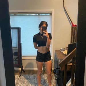 Hollister low rise jeans shorts